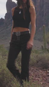 THE RALPH SUEDE BOOTCUT