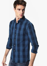 INDIGO  PLAID