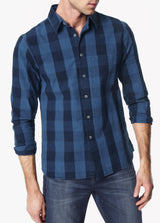 INDIGO  PLAID
