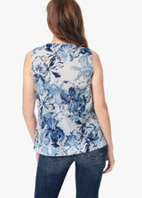 BLUE HIBISCUS PRINT