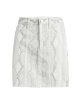 THE A-LINE MINI SKIRT - VESPER WHITE