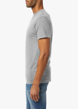 HEATHER CREW NECK TEE