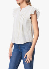 WHITE-GOLD VOILE S