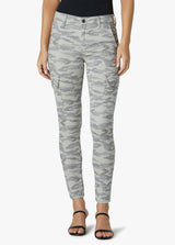MID RISE UTILITY SKINNY ANKLE - SOFT GREY CAMO