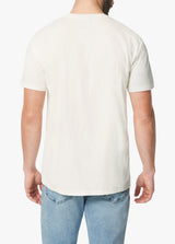 MIXED PHOTO S/S CREW NECK T-SHIRT - NATURAL