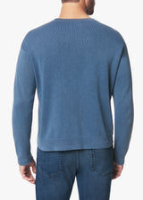 THE L/S CREW NECK - INDIGO