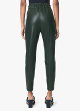 FAUX LEATHER PAPER BAG PANT