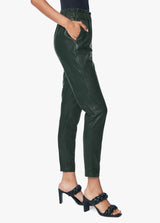FAUX LEATHER PAPER BAG PANT