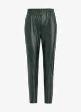 FAUX LEATHER PAPER BAG PANT