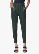 FAUX LEATHER PAPER BAG PANT