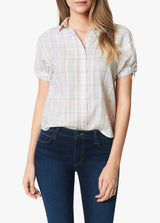 THE YARN DYE SHORT SLEEVE SHIRT