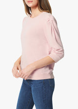 FOLDED PUFF SLEEVE SWEATSHIRT