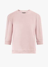 FOLDED PUFF SLEEVE SWEATSHIRT