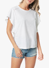 THE BUTTERFLY SHORT SLEEVE SEAMING TEE