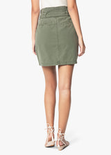 PAPERBAG UTILITY SKIRT - ARMY GREEN